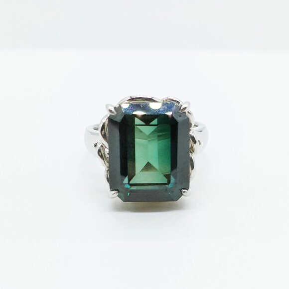 Jewelry Ring 11.9ct Platinum Greens 1396584